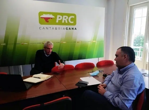 Reuni&oacute;n senador PRC y portavoz en Ayutamiento de Santander