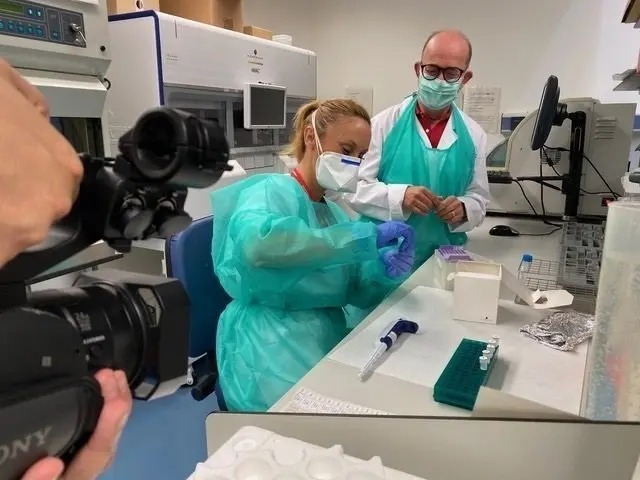 Investigadores del &Aacute;rea de Vacunas de Fisabio