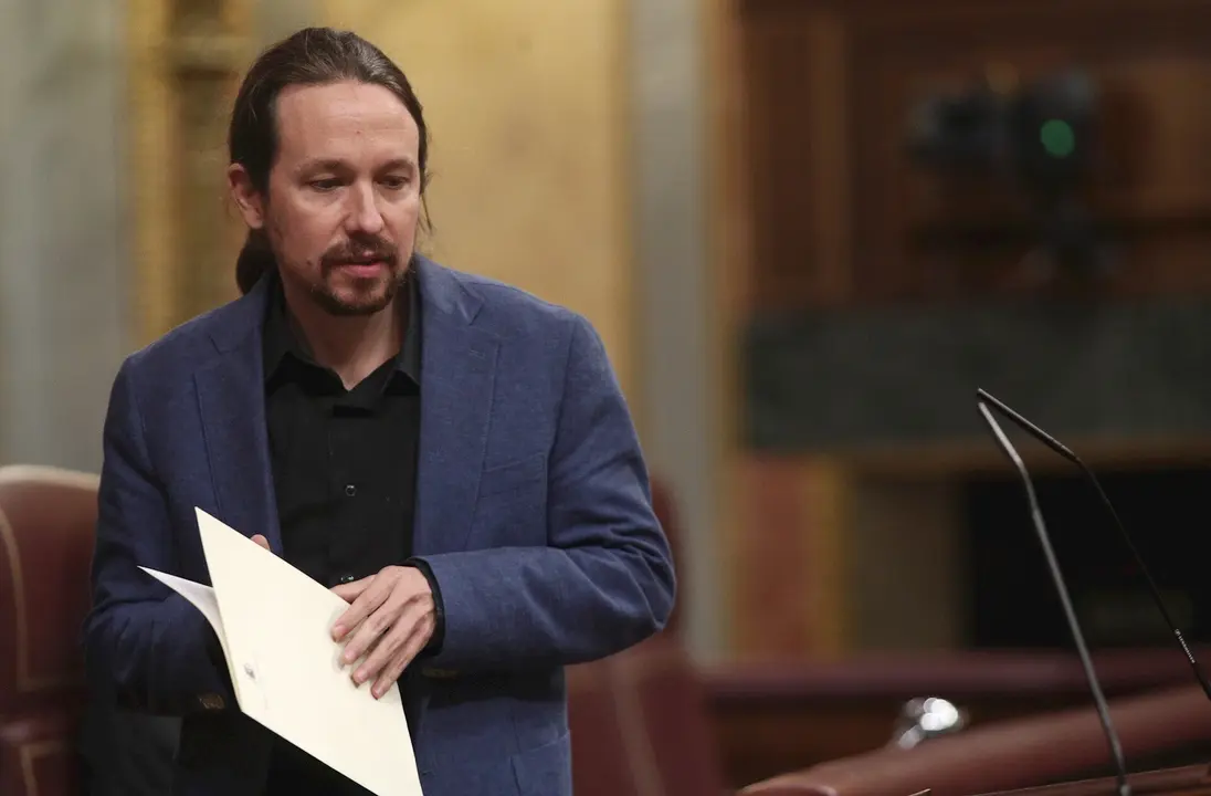 El vicepresidente segundo del Gobierno y l&iacute;der de Podemos, Pablo Iglesias