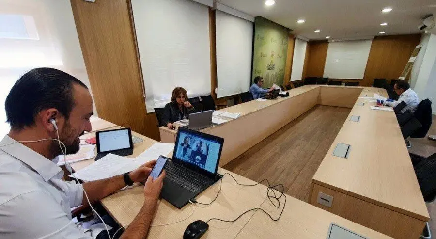 El alcalde de Torrelavega, Javier L&oacute;pez Estrada, en un Pleno