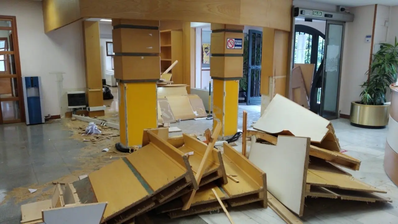 Obras planta baja Ayuntamiento Pi&eacute;lagos