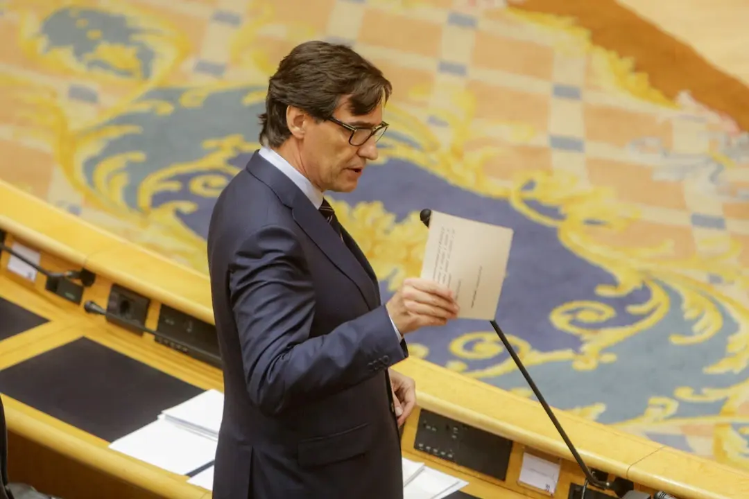 El ministro de Sanidad, Salvador Illa, durante su intervenci&oacute;n a la Sesi&oacute;n de Control al Gobierno en el Senado, en Madrid (Espa&ntilde;a) a 5 de mayo de 2020.