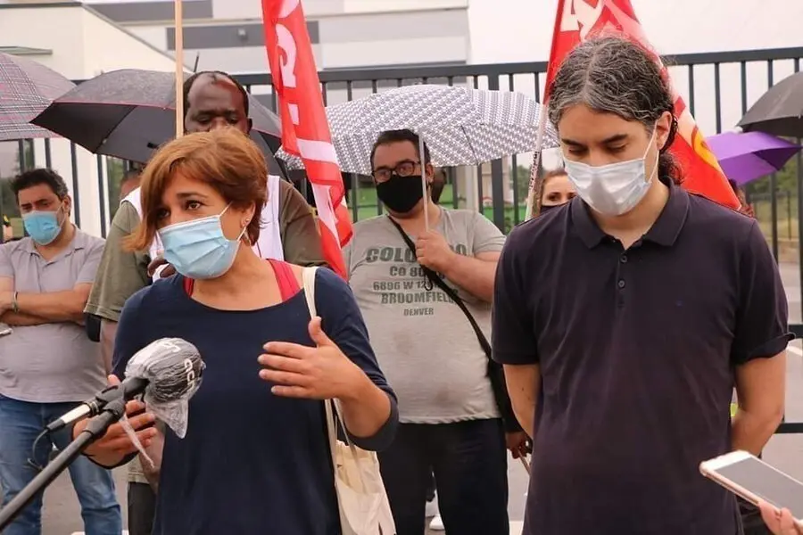 La Alcaldesa De Montcada I Reixac, Laura Campos, Y El Alcalde De Ripollet, Jos&eacute; Mar&iacute;a Osuna