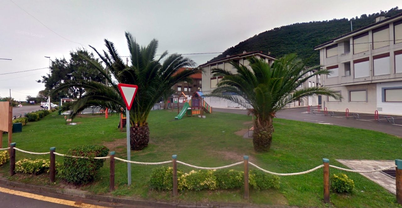 Parque infantil de Helgueras, en Noja