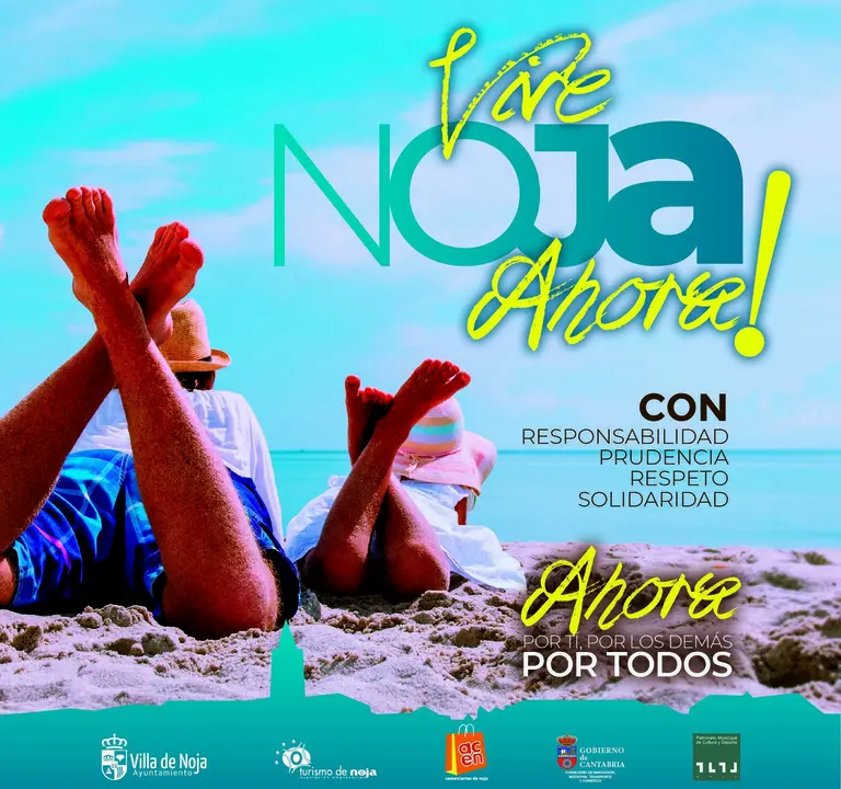 Noja prepara sus arenales para la llegada de visitantes con el final de la desescalada