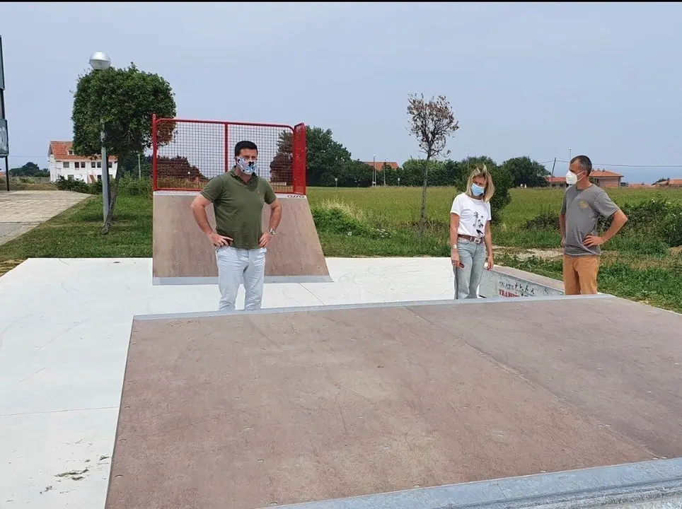 Nueva pista de skate de Liencres (Pi&eacute;lagos)