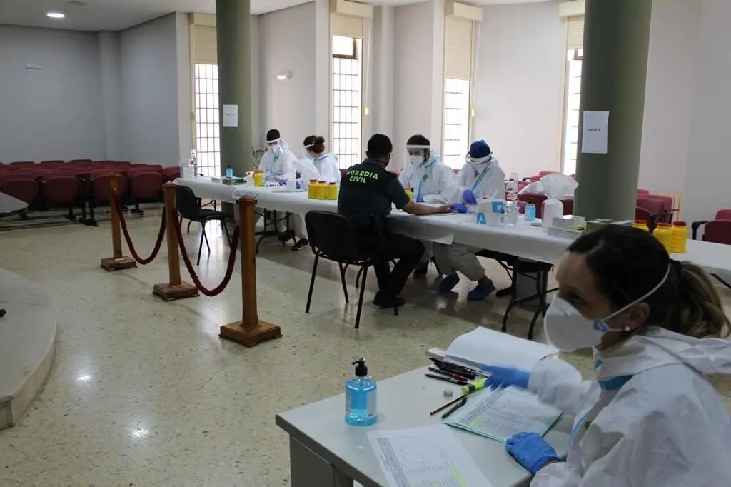 Pruebas Covid a Guardia Civil de Cantabria