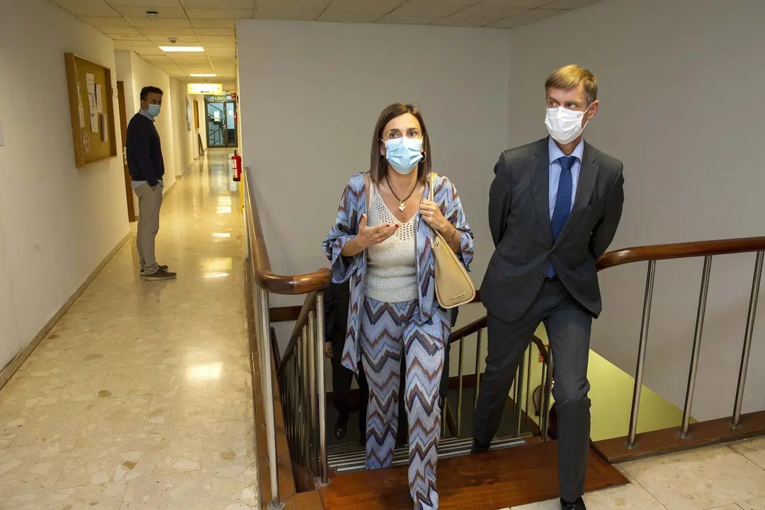 La consejera de Justicia y el presidente del TSJC visitan el nuevo juzgado, n&uacute;mero 12, en Santander