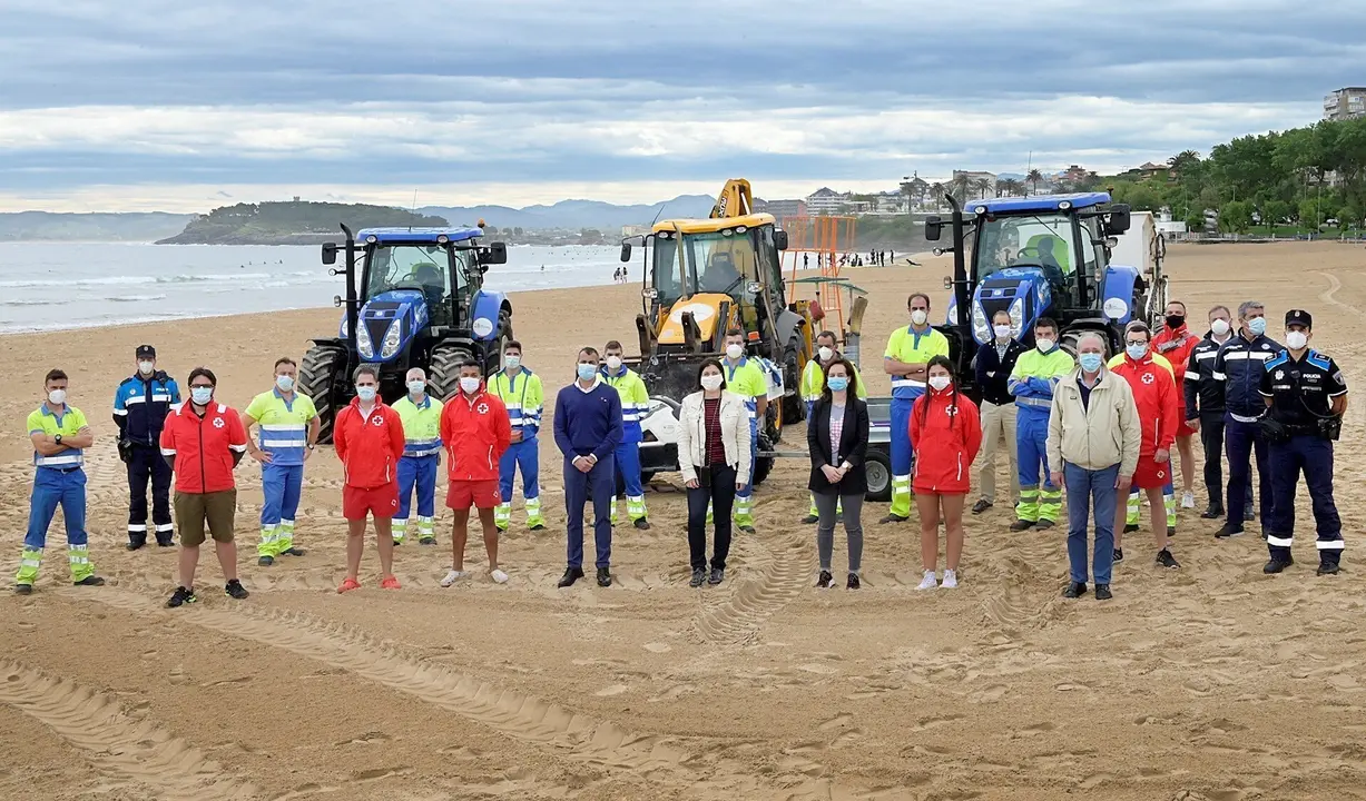 Presentaci&oacute;n del dispositivo de playas para este verano
