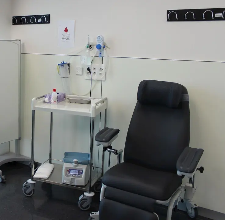 Sill&oacute;n de donante de sangre, donantes de sangre, centros de donaci&oacute;n de sangre