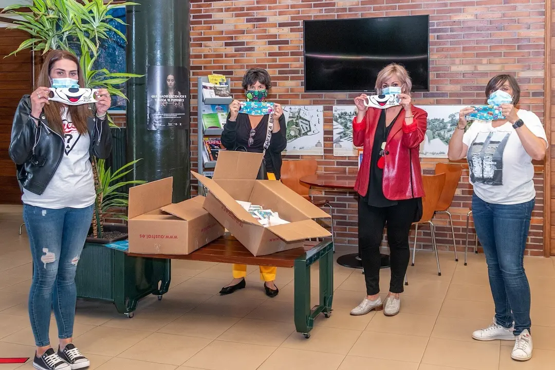 Mascarillas infantiles reutilizables y lavables que repartir&aacute; Polanco a ni&ntilde;os del municipio
