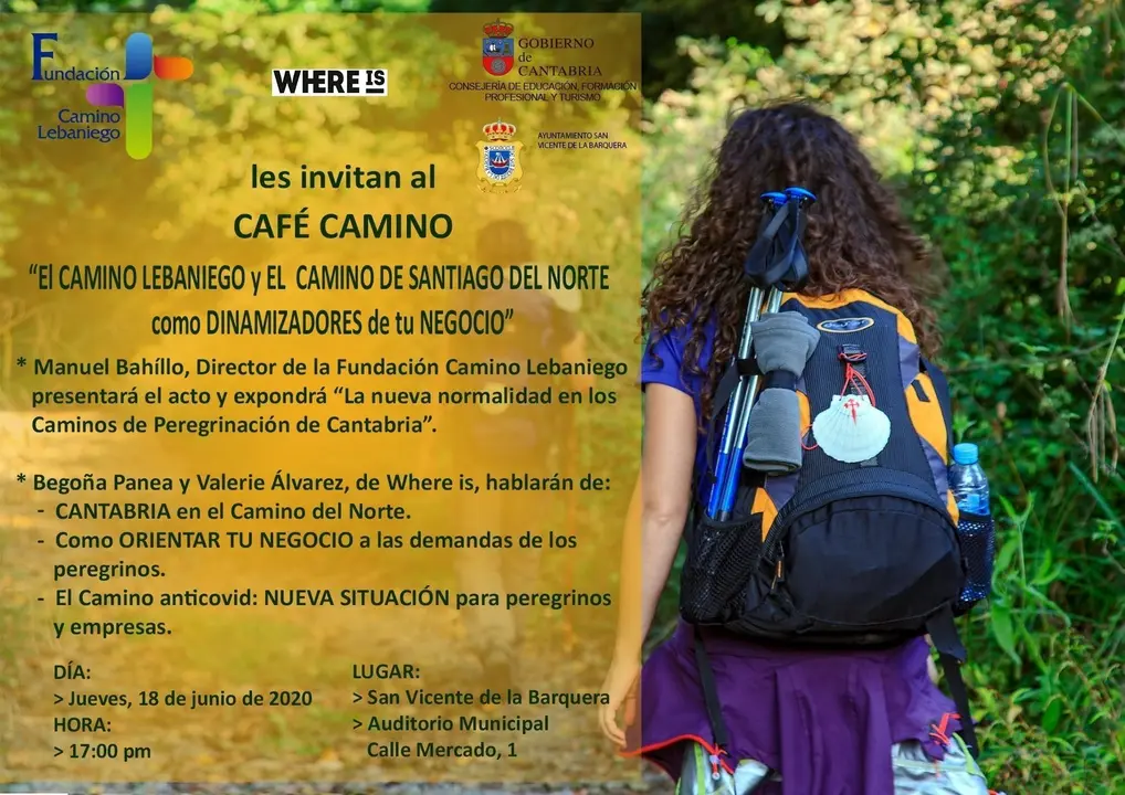 Cartel jornadas Caf&eacute; Camino