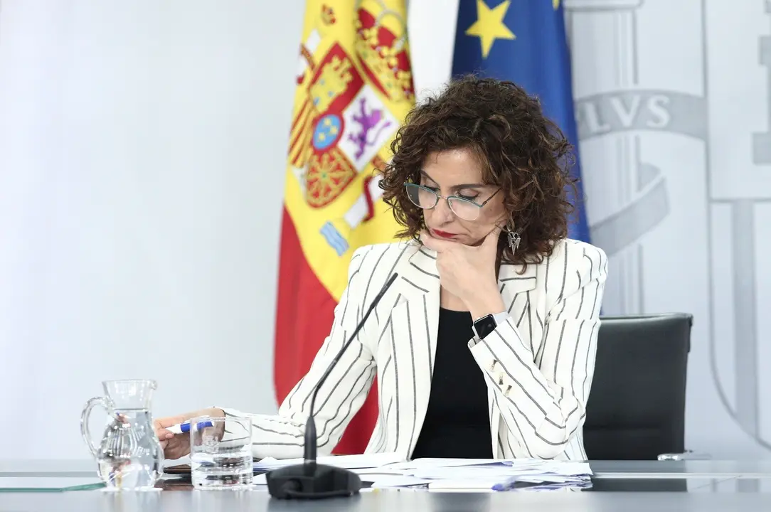 La ministra portavoz y de Hacienda, Mar&iacute;a Jes&uacute;s Montero.