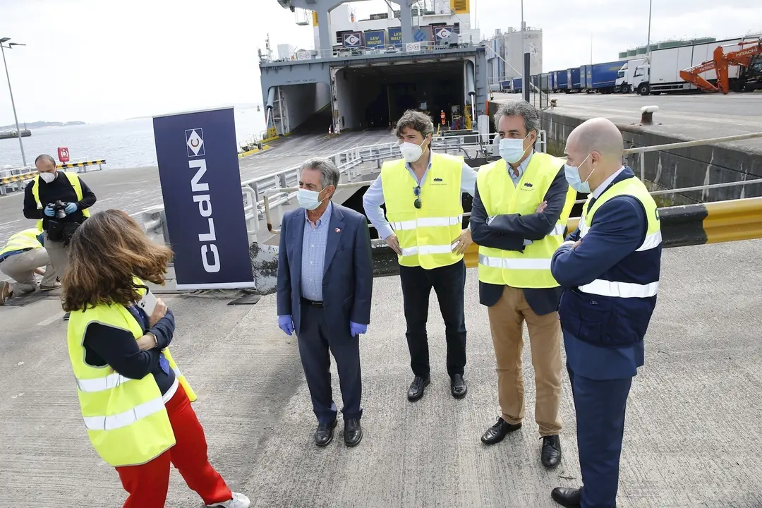 Mart&iacute;n Y Jaime Gonz&aacute;lez Anuncian Una Nueva Conexi&oacute;n Portuaria De Cldn Entre Santander Y Liverpool Dubl&iacute;n