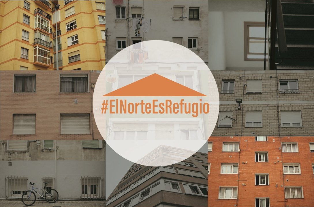 Nueva Vida pone en marcha una campaña para impulsar el alquiler de viviendas a refugiados bajo el lema 'El Norte es Refugio'