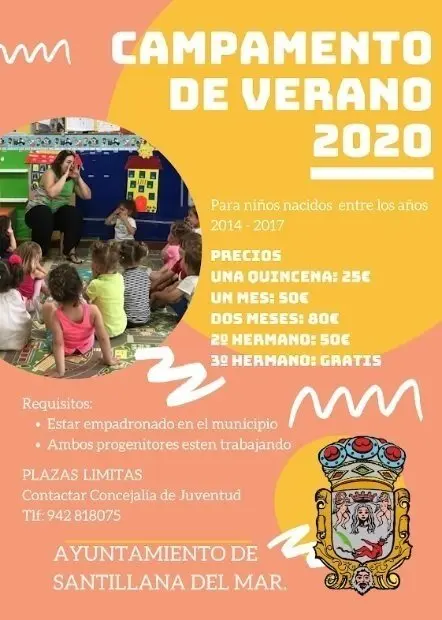 Campamento de verano 2020 Santillana del Mar