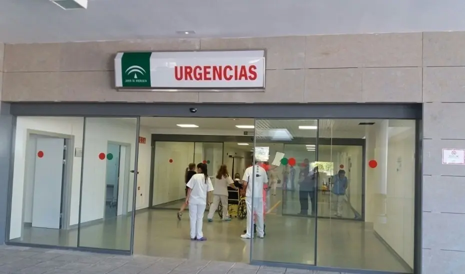 Entrada de Urgencias del Hospital de La L&iacute;nea