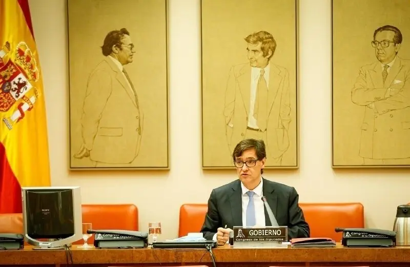 El ministro de Sanidad, Salvador Illa, comparece en el Congreso en Comisi&oacute;n de su departamento, en Madrid (Espa&ntilde;a), a 24 de junio de 2020.