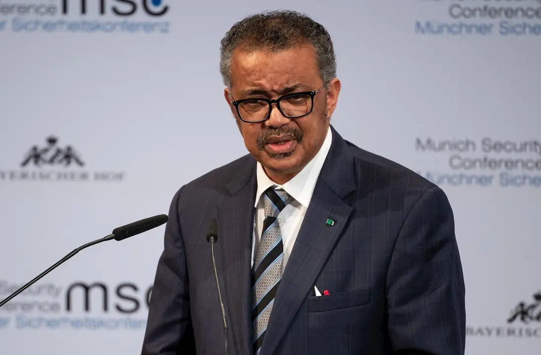 El director general de la Organizaci&oacute;n Mundial de la Salud (OMS), Tedros Adhanom Ghebreyesus