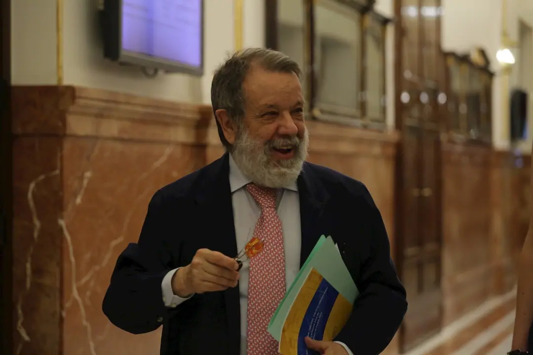 El Defensor del Pueblo en funciones, Francisco Fern&aacute;ndez Marug&aacute;n, en su reciente comparecencia en el Congreso