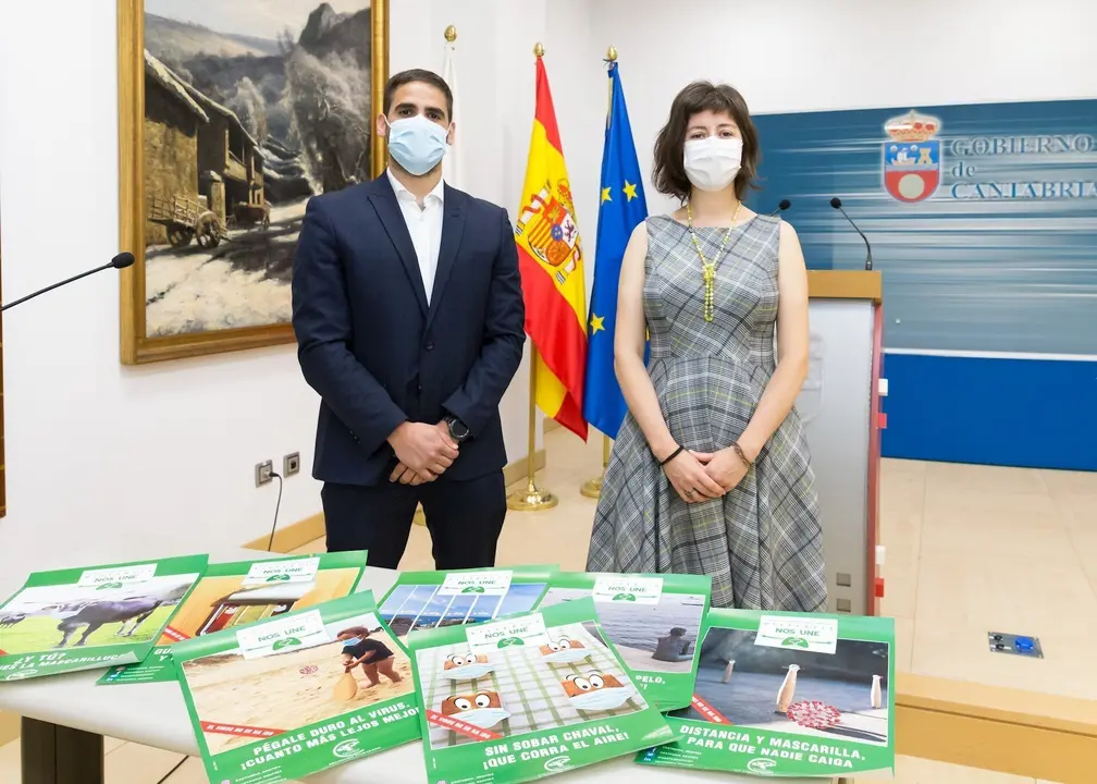 Presentaci&oacute;n de la campa&ntilde;a 'La distancia nos une' del colectivo Cantabria Respira