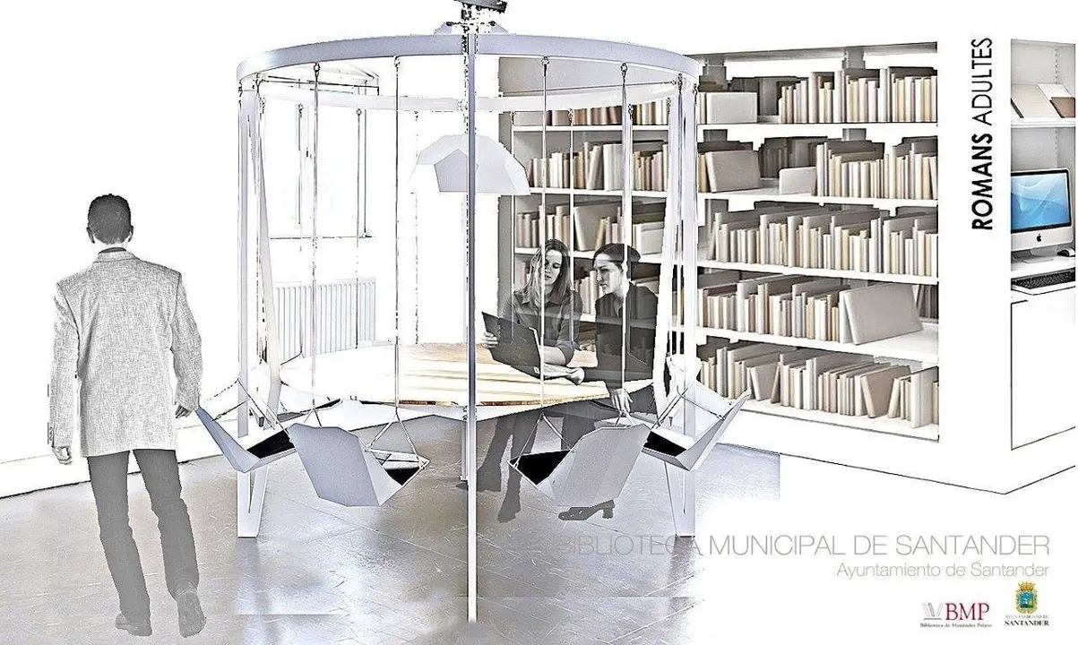 Infograf&iacute;a del acondicionamiento de la nueva Biblioteca Municipal