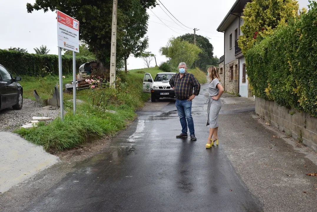 Obras de saneamiento en el Barrio La Venera
