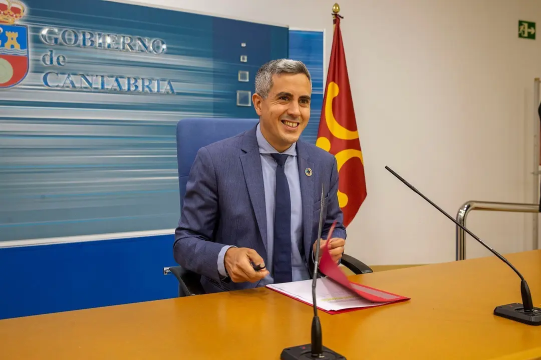 El vicepresidente del Gobierno de Cantabria, Pablo Zuloaga