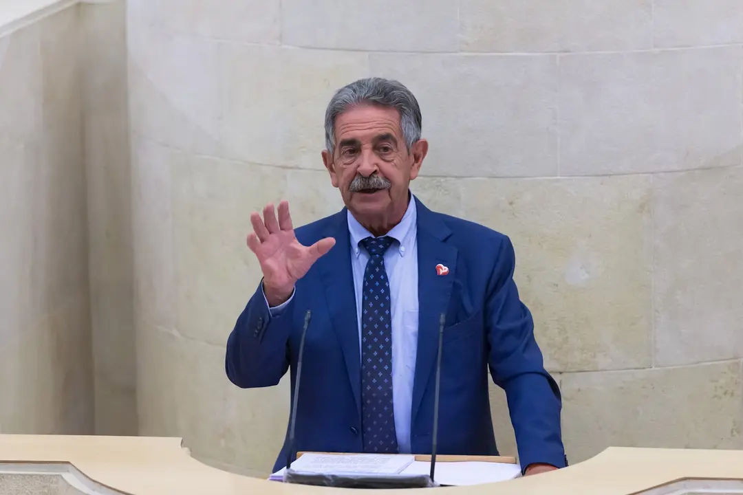 El presidente de Cantabria, Miguel &Aacute;ngel Revilla