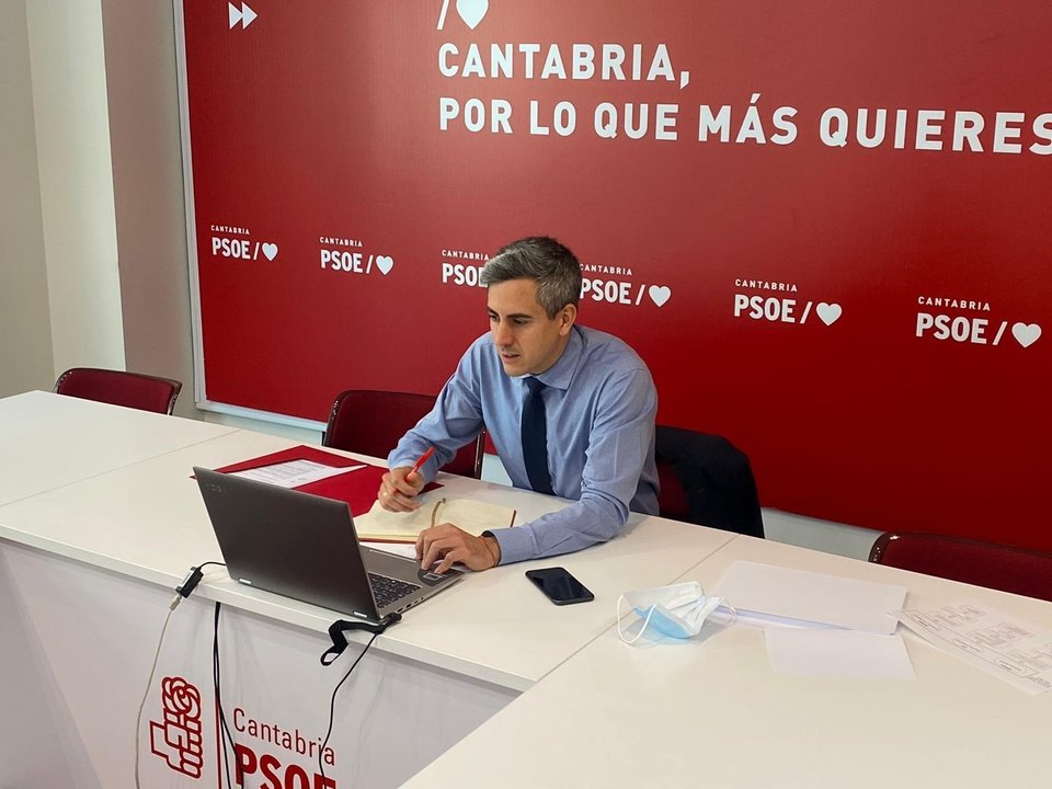 Pablo Zuloaga, secretario general del PSC-PSOE y vicepresidente del Gobierno de Cantabria