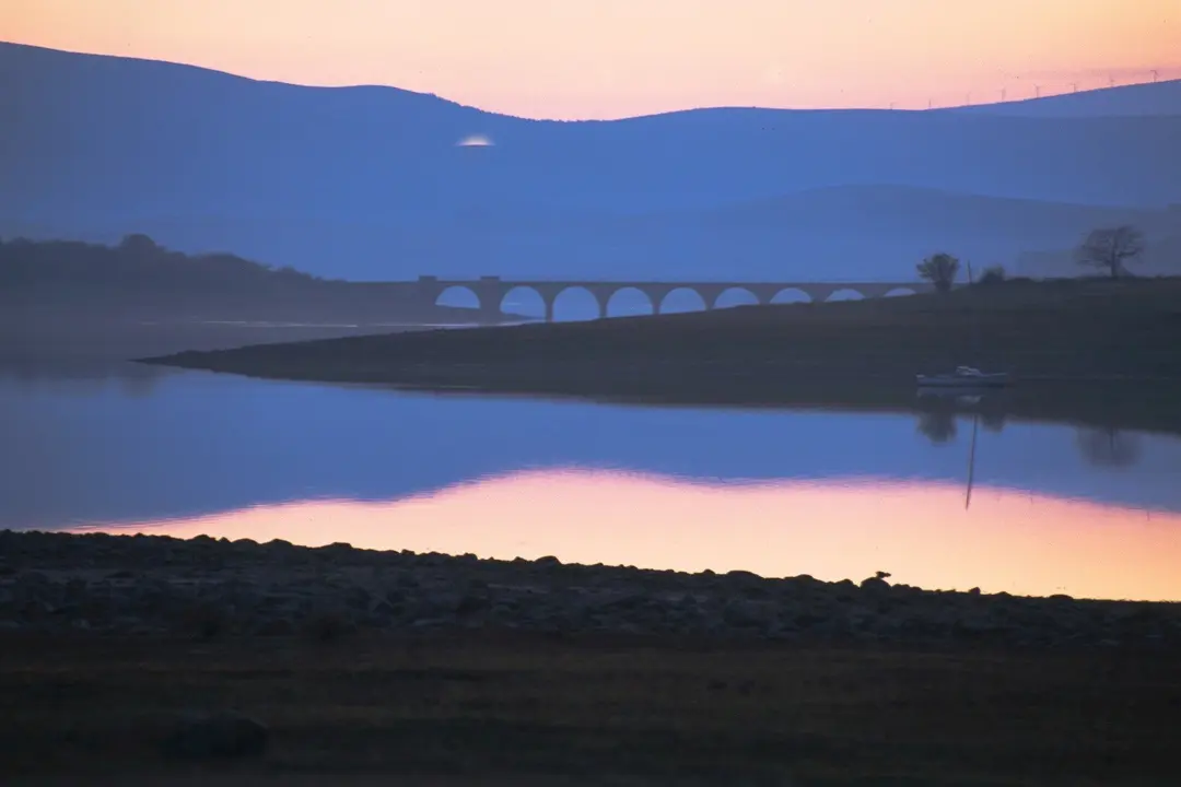 Imagen del Pantano del Ebro
