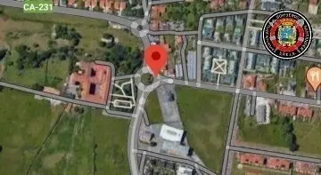 Rotonda de Corb&aacute;n donde se ha registrado un accidente de tr&aacute;fico con dos heridas muy graves, una de las cuales ha fallecido