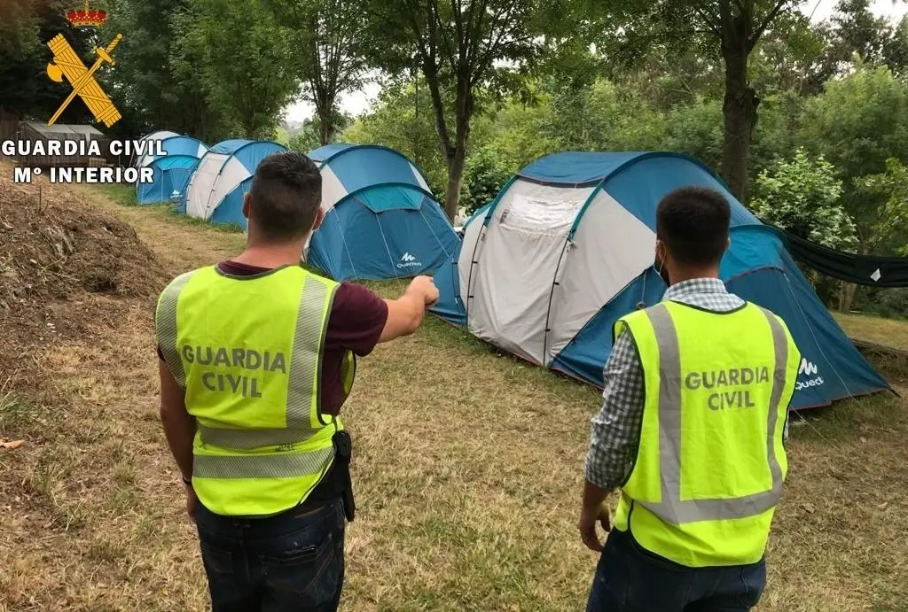 Nota De Prensa La Guardia Civil Detiene A Un Hombre Por Presuntamente Sustraer M&aacute;s De 100 Efectos En Dos Campings