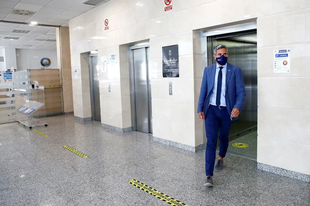 El vicepresiente del Gobierno de Cantabria, Pablo Zuloaga