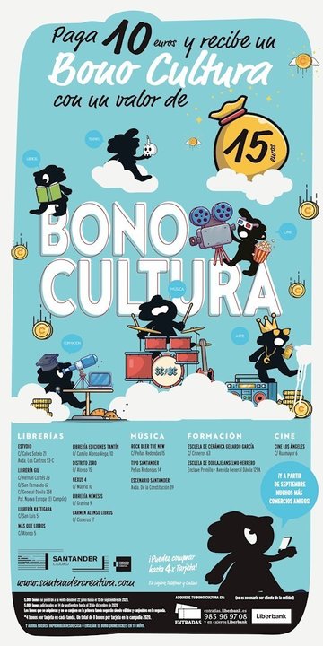 Cartel Bono Cultura 2020