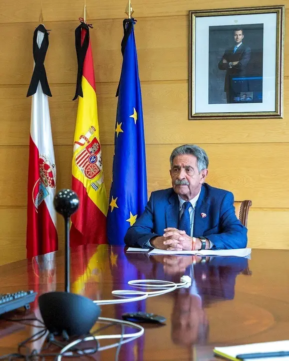 El presidente de Cantabria, Miguel &Aacute;ngel Revilla
