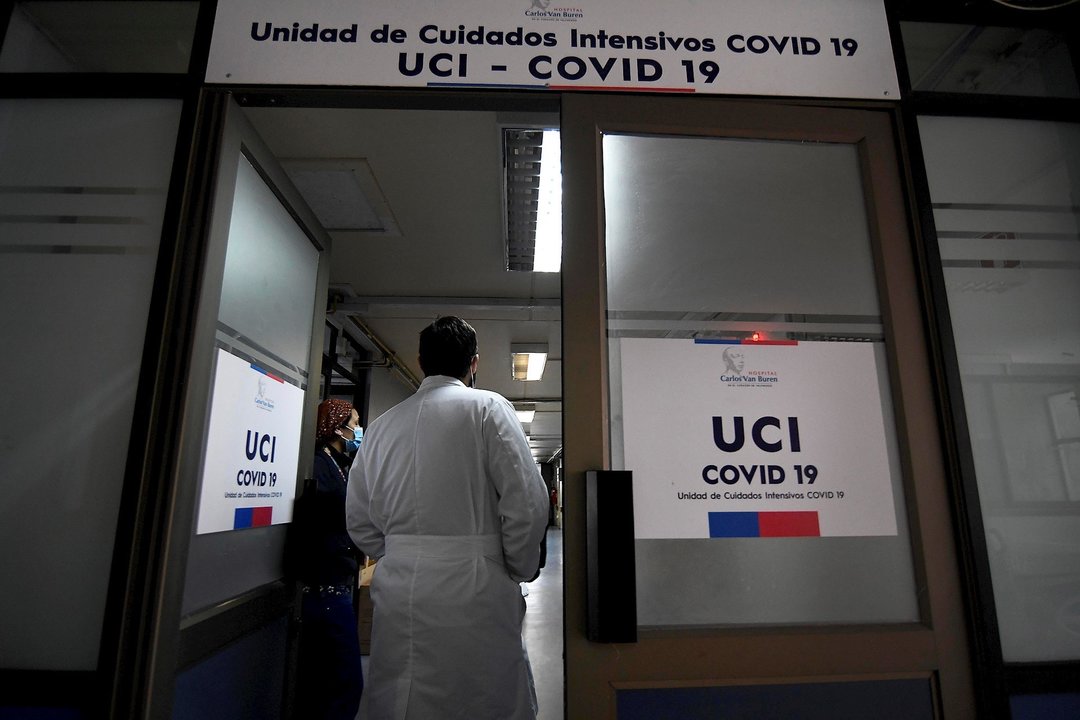 Una UCI en un hospital en Valparaiso, en Chile