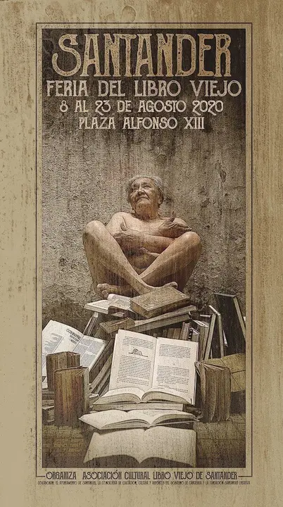 Cartel de la Feria del Libro Viejo