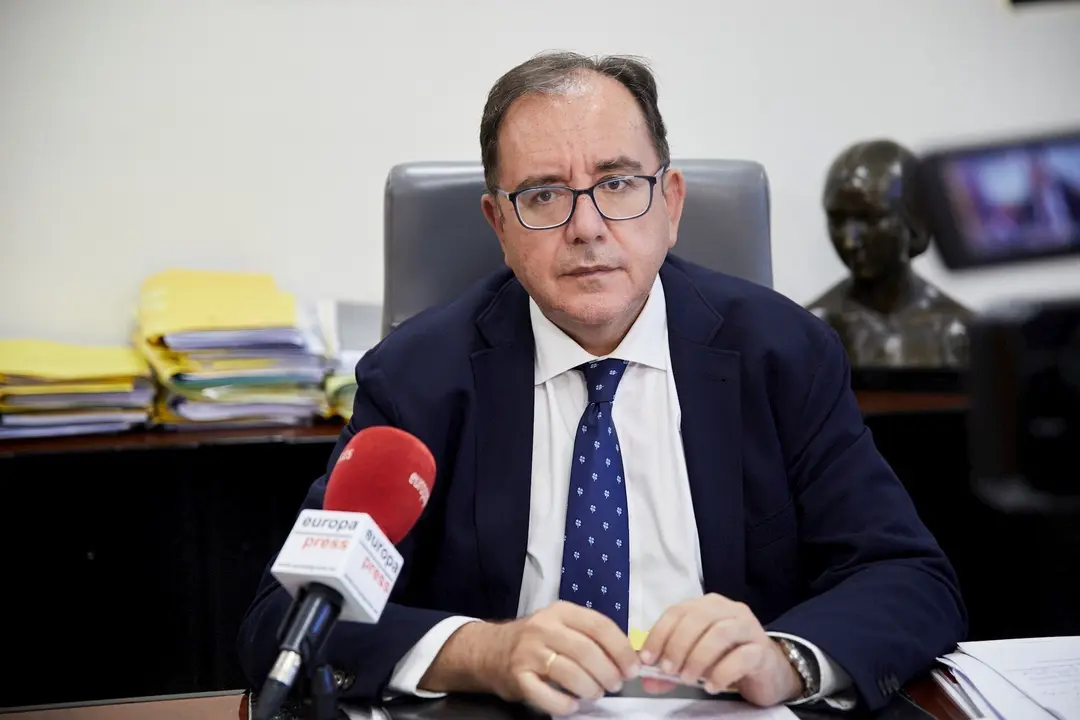 El secretario general de Instituciones Penitenciarias, &Aacute;ngel Luis Ortiz, durante una entrevista para Europa Pres