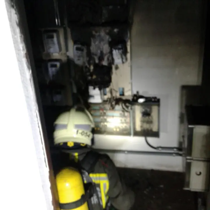 Incendio en los contadores