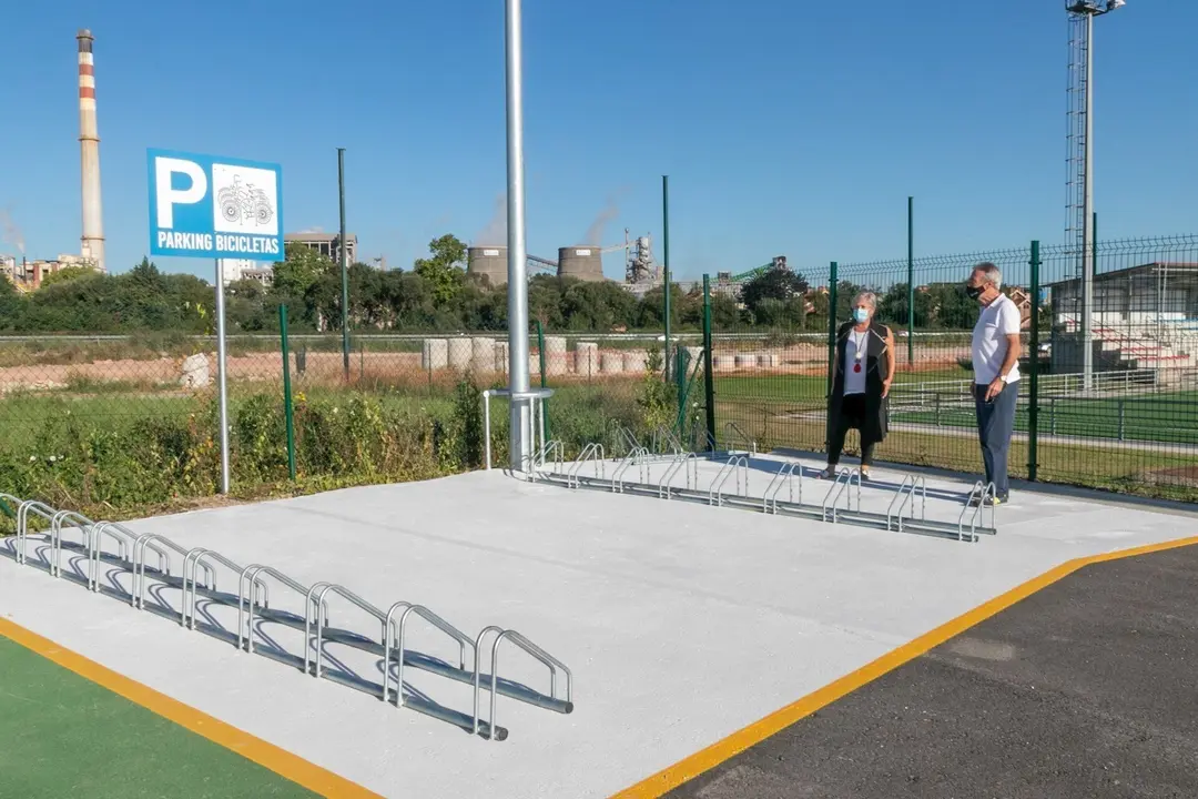 Aparcabicis en Polanco