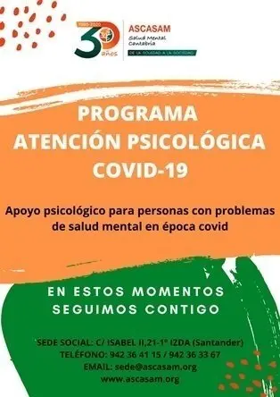 Cartel promocional del nuevo programa de ASCASAM