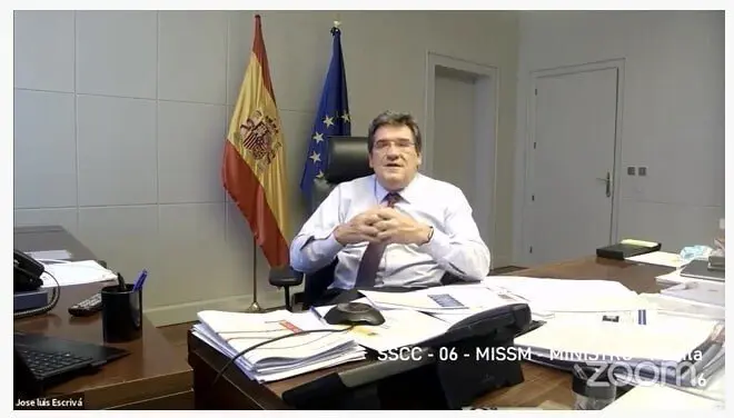 El minsitro de Inclusi&oacute;n, Seguridad Social y Migraciones, Jos&eacute; Luis Escriv&aacute;