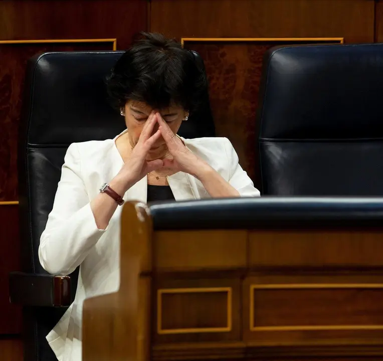 La ministra de Educaci&oacute;n, Isabel Cela&aacute;, en el Congreso