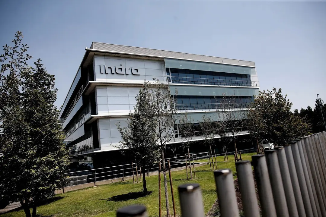 Sede de la compa&ntilde;&iacute;a de tecnolog&iacute;a y consultor&iacute;a Indra en Alcobendas (Madrid)