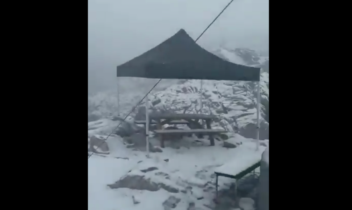 Nieve Cabaña Verónica 29 Agosto 2020