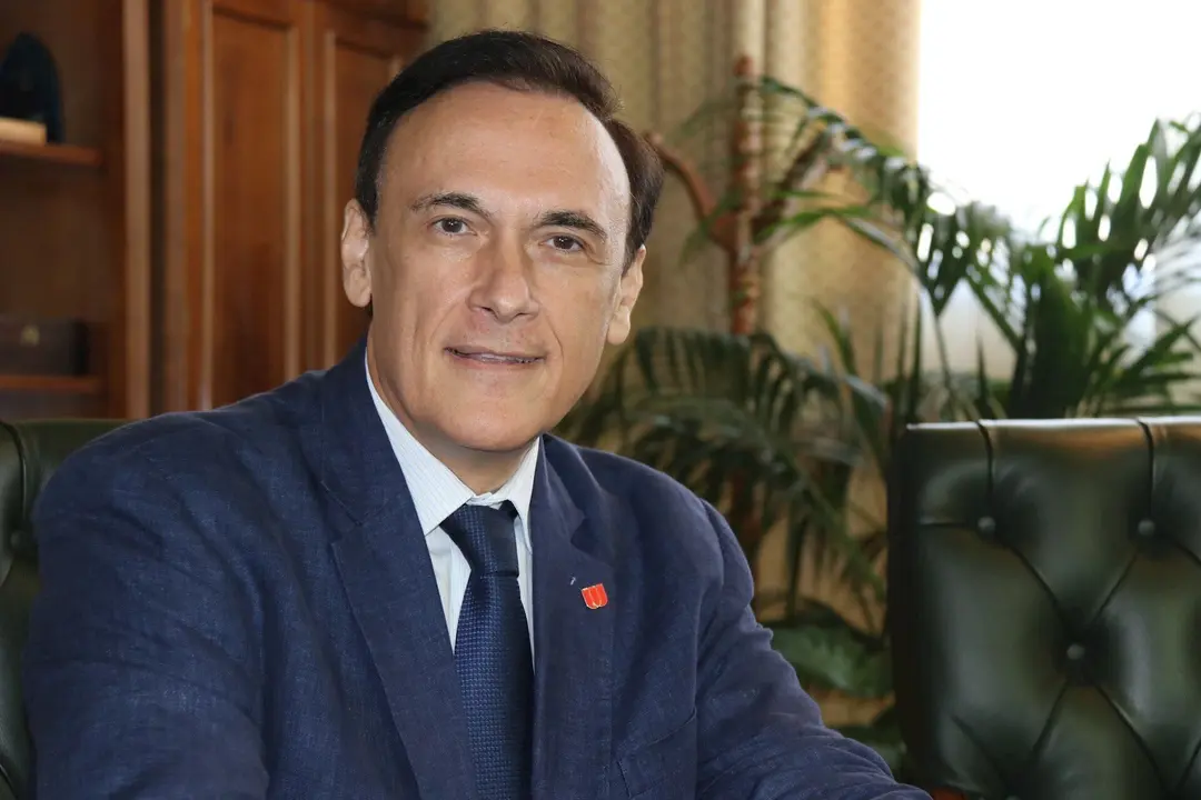 El presidente de la Conferencia de Rectores de Universidades Espa&ntilde;olas (CRUE), Jos&eacute; Carlos G&oacute;mez Villamandos.