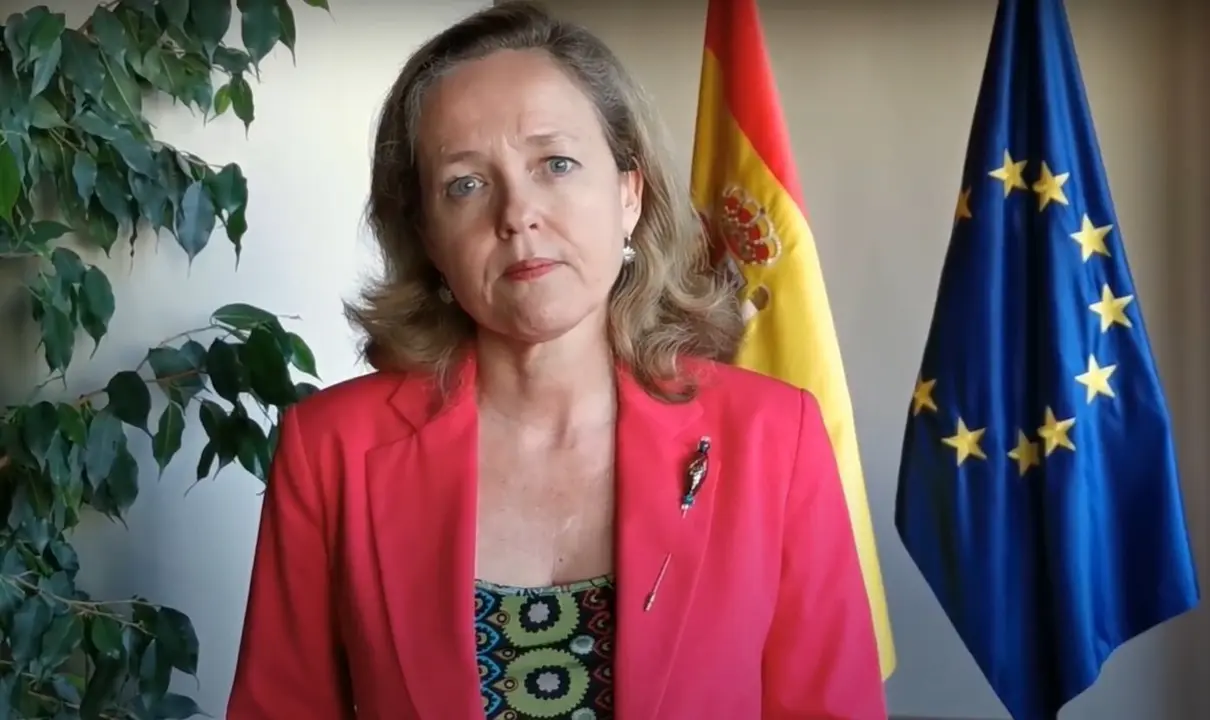 La vicepresidenta tercera y ministra de Asuntos Econ&oacute;micos y Transformaci&oacute;n Digital, Nadia Calvi&ntilde;o.