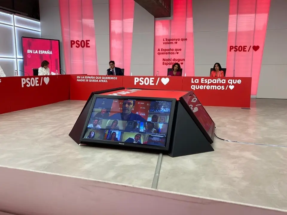 Reuni&oacute;n de la Ejecutiva Federal del PSOE