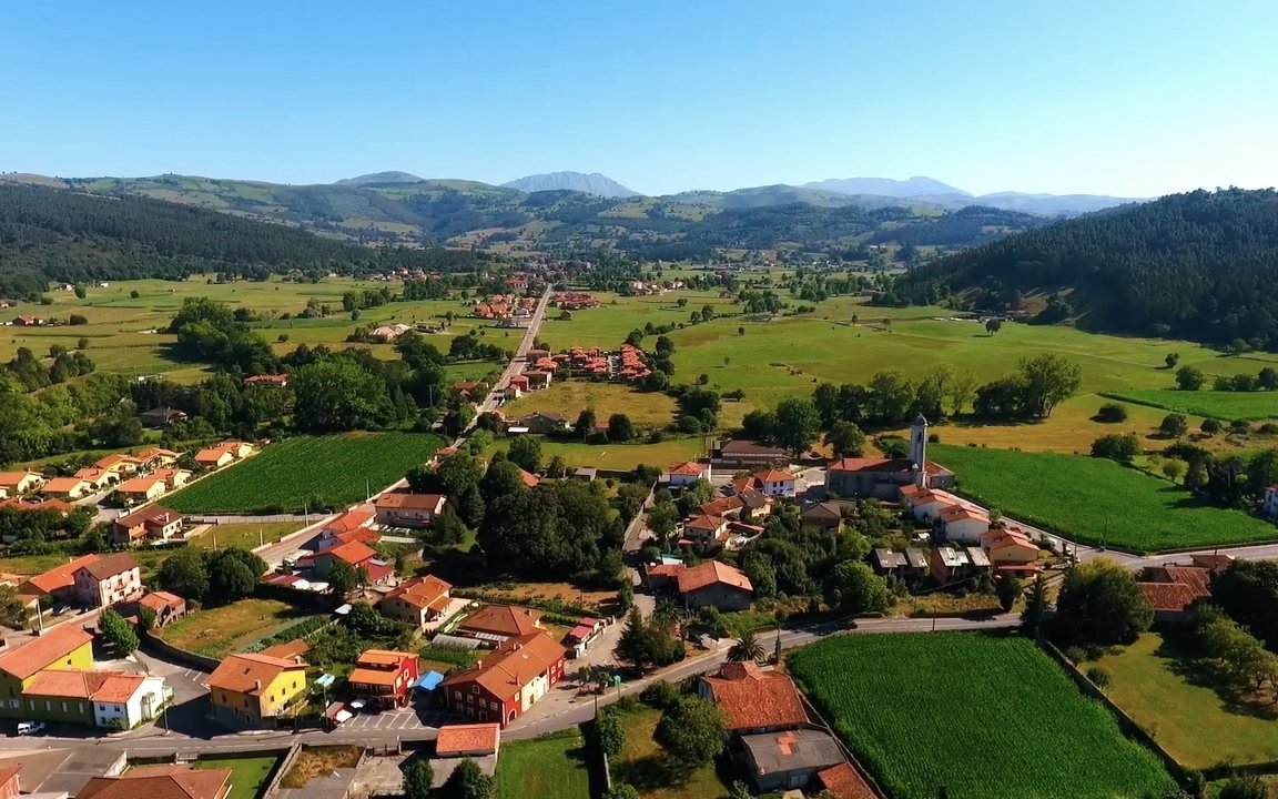 Núcleo de población en Cantabria